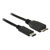 Delock 83676 USB 3.2 Gen 2 Cable USB-C Male to Micro-B Male 0.5m Black