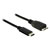 Delock 83677 USB 3.2 Gen 2 Cable USB-C to Micro-B 1.00m Black