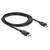 Delock 83806 DisplayPort 1.2 Cable 4K 60Hz 2m Black Gold-plated