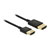 Delock 84775 High Speed HDMI Cable with Ethernet 4K 60Hz 4.5m Slim Black