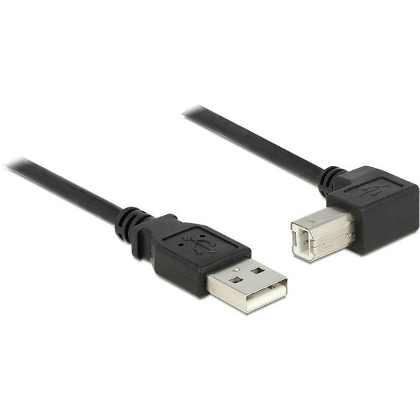Delock 84809 USB cable USB 2.0 USB-A plug, USB-B plug 0.50 m Black
