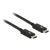 Delock 84847 Thunderbolt 3 USB-C Cable 20Gbps 4K 60W 2 m Black