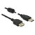 Delock 84885 USB cable USB 2.0 USB-A plug, USB-A socket 2.00 m Black