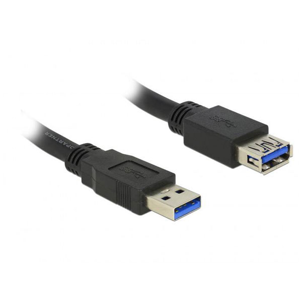 Delock 85058 USB 3.2 Gen 1 Extension Cable Type-A Male to Female 5...
