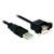 Delock 85106 USB cable USB 2.0 USB-A plug, USB-A socket 1.00 m Black