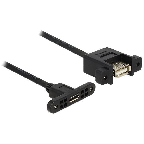 Delock 85109 USB cable USB 2.0 USB Micro-B socket, USB-A socket 0....
