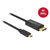 Delock 85255 USB-C to DisplayPort Adapter Cable 4K 60Hz 1m Black Coaxial