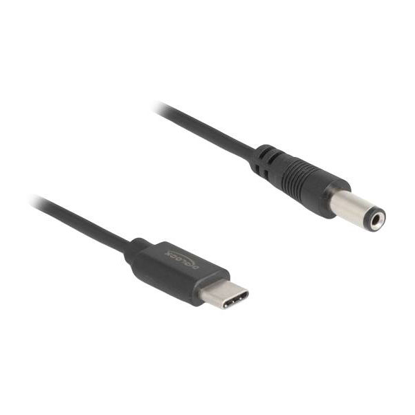 Delock 85397 USB charging cable USB-C® plug, 5.5mm DC plug 1.00 m ...