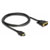 Delock 85652 HDMI to DVI 24+1 Cable Bidirectional 1m Gold-plated Triple Shielded