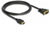 Delock 85653 HDMI to DVI 24+1 Cable Bidirectional 1.5m Triple Shielded Black