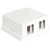 Delock 86207 2 ports Unequipped 1 U Unequipped