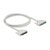Delock 86883 Serial Cable D-Sub 37-pin Male to Female 2m Beige