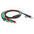 Delock 87035 4-in-1 USB Charging Cable A+C to Lightning/Micro/2xUSB-C 1.2m