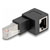 Delock 87861 Networks Adapter CAT 6A [1x RJ45 plug - 1x RJ45 socket] Black