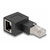 Delock 87863 RJ45 Networks Adapter [1x RJ45 plug - 1x RJ45 socket] Black