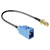 Delock 88583 Antenna Cable Fakra Z Jack to SMA Jack Bulkhead RG-174 20 cm Black