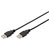 Digitus AK-300101-010-S USB 2.0 Cable USB-A to USB-A 1m Black Double Shielded