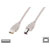 Digitus AK-300102-030-E USB cable USB 2.0 USB-A plug, USB-B plug 3.00 m Beige