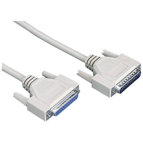 Digitus AK-610201-020-E Parallel Cable Extension D-SUB 25-pin M/F ...