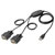 Digitus DA-70158 USB 2.0 to 2x RS232 Serial Adapter Cable 1.5m FT2232H Black