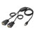 Digitus DA-70158 USB 2.0 to 2x RS232 Serial Adapter Cable 1.5m FT2232H Black