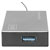 Digitus DA-70240-1 USB 3.0 Hub 4-Port Aluminum Casing 5Gbps Black includes PSU