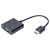 Digitus DA-70461 HDMI to VGA Converter with 3.5mm Audio Jack Black 18cm