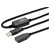 Digitus DA-73100-1 USB cable USB 2.0 USB-A plug, USB-A socket 10.00 m Black
