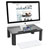 Digitus DA-90458 Monitor riser Height range: 71 up to 145mm Black