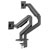 Digitus DA-90474 Monitor desk mount 2 Display(s) 124,5 cm (49) Black