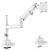 Digitus DA-90476 Single Monitor Mount, 144.8cm (57), 27kg, Gas Spring, White
