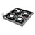 Digitus DN-19 FAN-4-B-N 19 Rack Fan Unit 4 Fans Thermostat Black (RAL 9005)