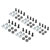 Digitus DN-19 ORG-1 19 Cable Management Ring 1U 10-pack Steel Grey RAL 7035