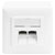 Digitus DN-9006/B5-N CAT 6 Network Outlet, Shielded, Surface Mount, 2-Port, 5 Pc