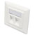 Digitus DN-93801-1 Keystone mounting bracket double White