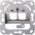 Digitus DN-93801-1 Keystone mounting bracket double White