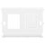 Digitus DN-93844-OD-1 Network outlet Recess-mount 2 ports Beige