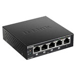 D-Link DGS-1005P/E Network switch 5 ports 1 / 10 GBit/s