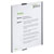 Durable 480623 Info Sign A4 Door Sign 210x297mm Acrylic Aluminum Silver