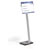 Durable 481323 Info Sign Stand A3 Floor-Standing Aluminum Display Silver