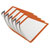 Durable 486909 DURAFRAME Magnetic A4 Info Frame Orange (Pack of 5)