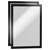 Durable 487201 DURAFRAME A4 Self-Adhesive Magnetic Info Frame Black 2 pc(s)