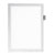 Durable 499323 DURAFRAME NOTE Self-Adhesive Magnetic Info Frame A4 Silver 1 pc.
