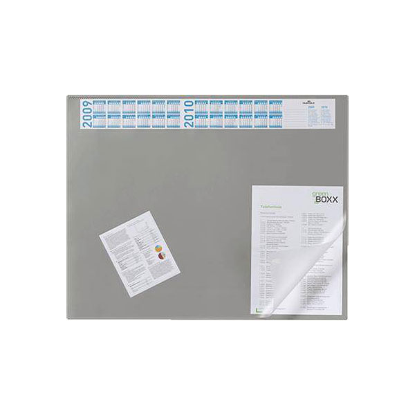 Durable 720410 7204 Desk pad Grey (W x H) 650mm x 520mm