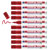 Edding 4-3000002 Permanent marker Red waterproof: Yes