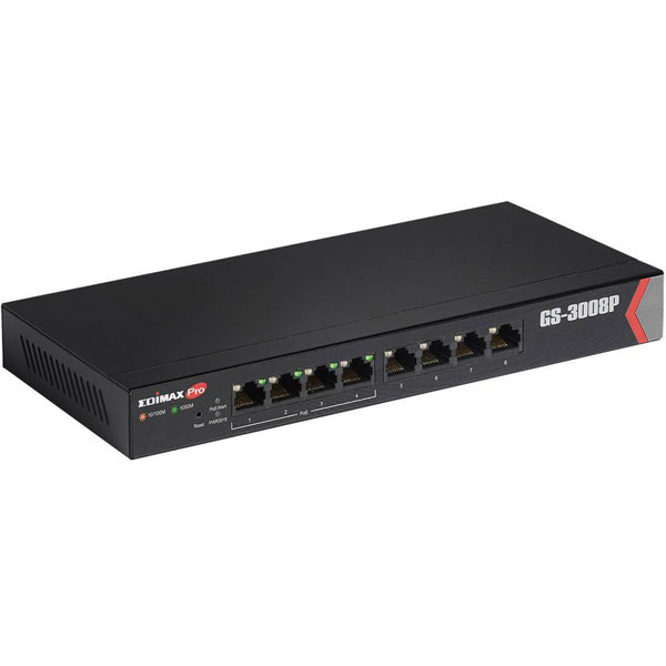 EDIMAX GS-3008P Network switch 8 ports PoE