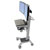 Ergotron 24-194-055 Neo-Flex Dual WideView WorkSpace Cart 22 Sit-Stand Grey