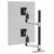 Ergotron 45-549-026 LX Dual Stacking Arm, Tall Pole Desk Monitor Mount Aluminum