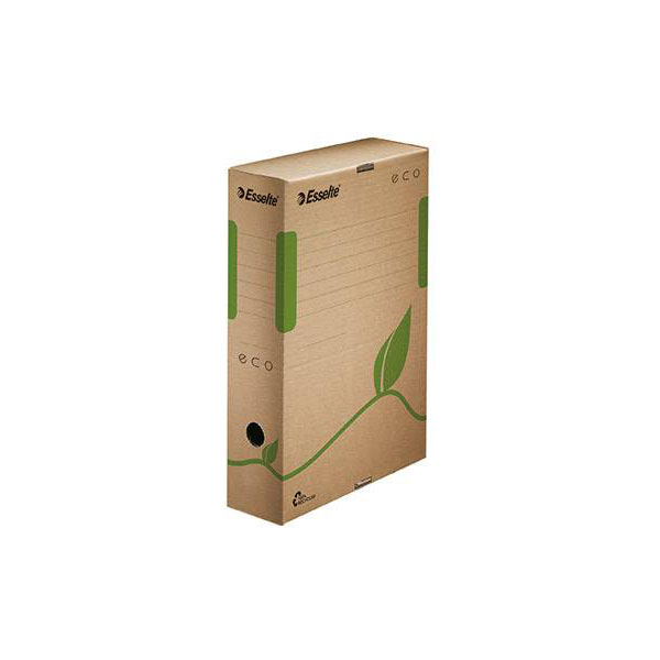 Esselte 623916 Eco A4 Archive Box 80mm Recycled Corrugated Cardboa...