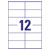 Europe 100 ELA021 AVERY E100 Self adhesive labels 105X48MM 100BL LCI